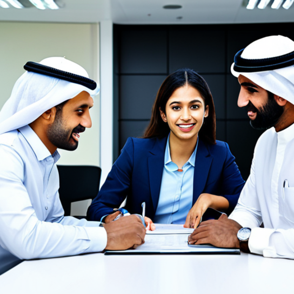 Building a Community**
"A group of diverse, fully clothed professionals collaborating around a table in a bright, modern office in Dubai, discussing a project launch, appropriate attire, safe for work, perfect anatomy, natural proportions, professional atmosphere, modest clothing, family-friendly."
**