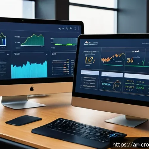 Home 31 크라우드펀딩의 투자 신뢰 구축 기법 - A modern crowdfunding platform dashboard interface designed for Arabic users, featuring a clean and ...