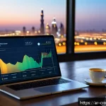 Home 23 크라우드펀딩 투자자의 경험 담기 - A modern digital crowdfunding platform interface displayed on a sleek laptop screen, showing detaile...