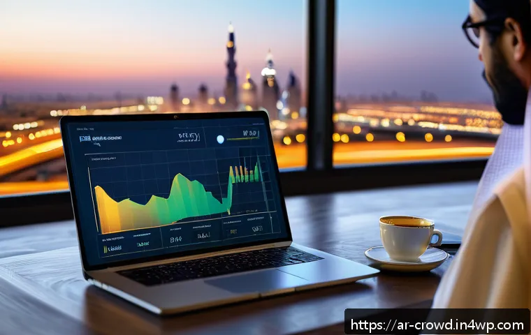크라우드펀딩 투자자의 경험 담기 - A modern digital crowdfunding platform interface displayed on a sleek laptop screen, showing detaile...
